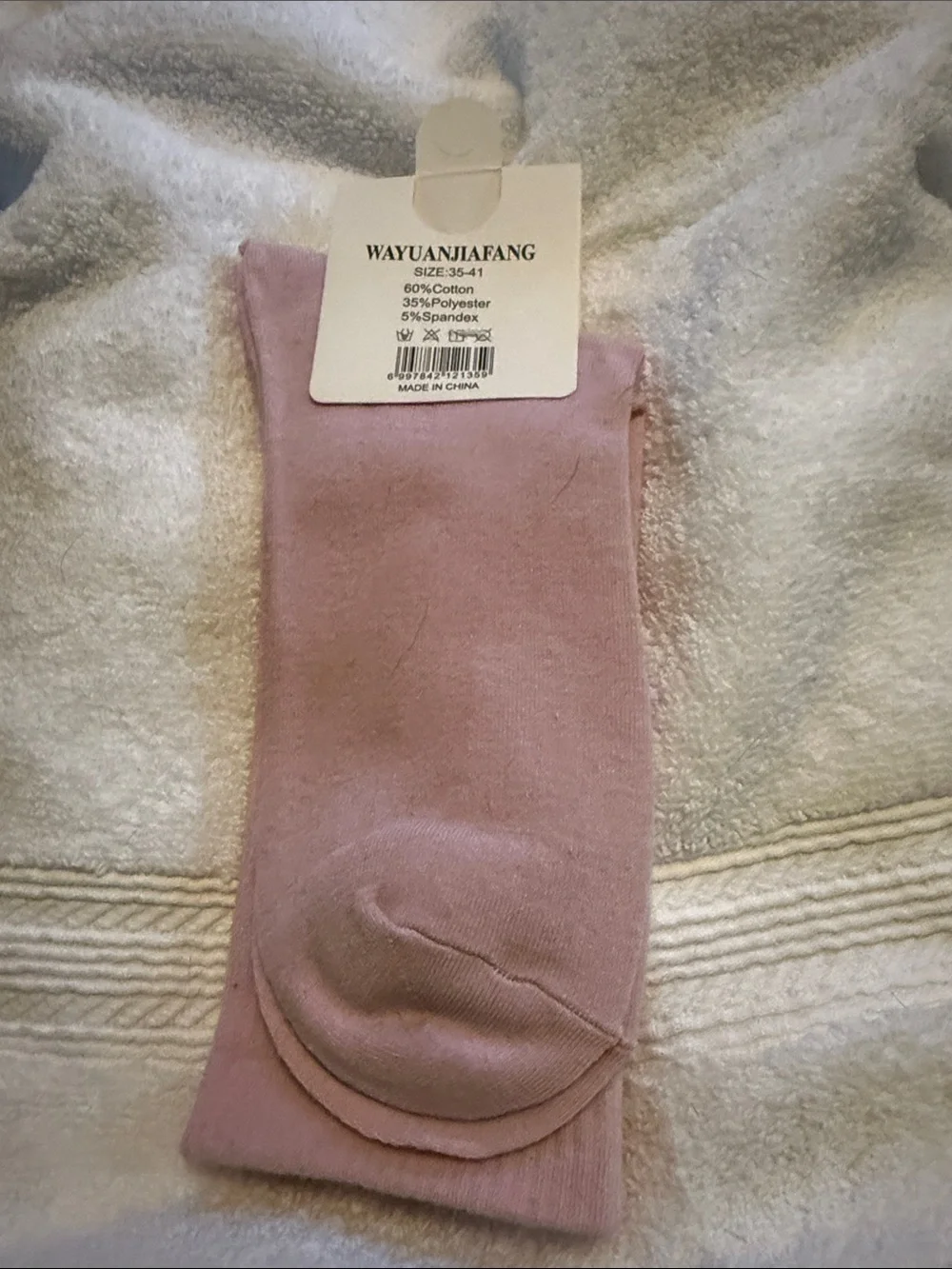 Pink Women's Fashion Socks with Black Logo